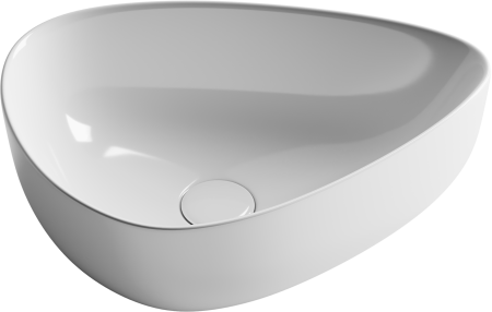 Умывальник чаша накладная ассиметричной формы Element 455*320*155мм CN5026, артикул CN5026