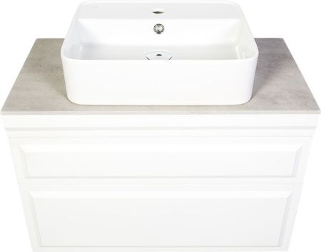 Тумба с раковиной Orange Modi 75 Modi-75TU+RA подвесная Белая, артикул Modi-75TU+RA