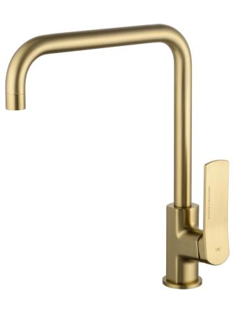 Смеситель для кухни WONZON & WOGHAND, Брашированное золото (WW-L1006-BG), артикул WW-L1006-BG