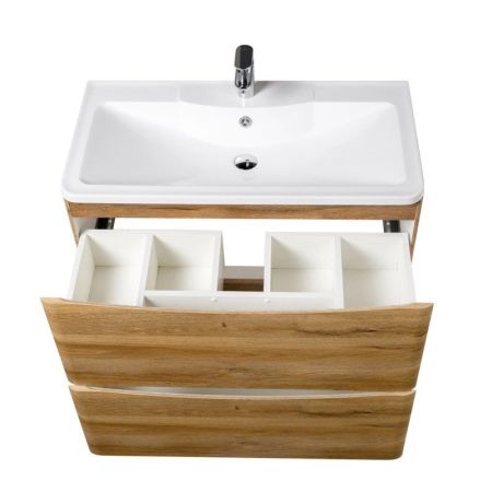 Мебель для ванной комнаты BELBAGNO ACQUA-800-2C-PIA, артикул BB800/455-LV-MR-ALR