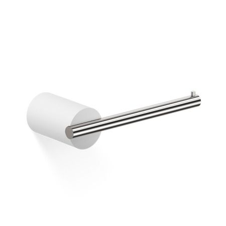 Бумагодержатель, Decor Walther, без крышки, ширина, мм-160, глубина, мм-70, высота, мм-40, тип установки-настенный, цвет-матовая натуральная сталь/белый матовый, артикул 0974855