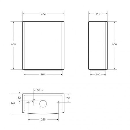 Унитаз-компакт безободковый CEZARES GIUBILEO