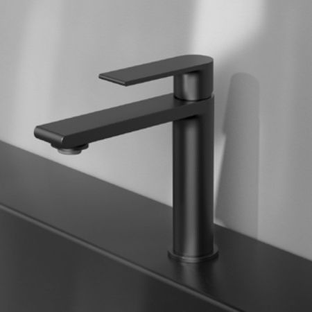 Смеситель для раковины Vogue VBF-1V1MB однорычажный, черный, артикул VBF-1V1MB