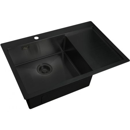 Кухонная мойка ZorG Light Grafit ZL R 780510-L GRAFIT Графит, артикул ZL R 780510-L GRAFIT