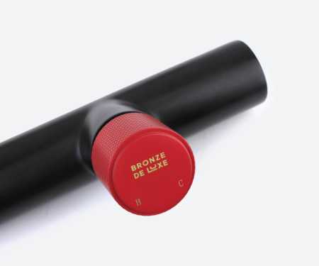 Смеситель для раковины Bronze de Luxe AVANTGARDE 2021RH, черный/красный, артикул 2021RH