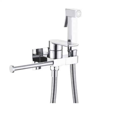 Гигиенический душ со смесителем Rose R307, хром, артикул R307