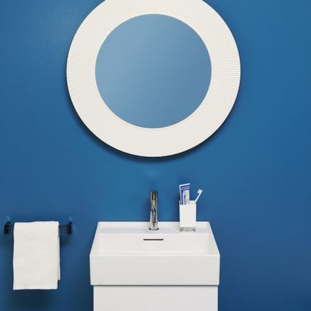 Laufen Kartell Зеркало круглое d=780мм, настенное, без подсветки, цвет: белый