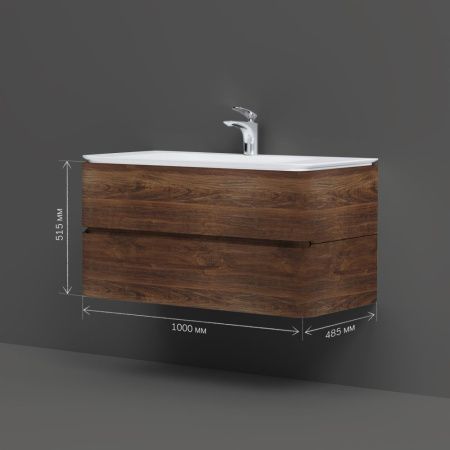 M30FHX1002NF Sensation, База под раковину, подвесная, 100 см, ящики, орех, текстурированная, шт M30FHX1002NF Sensation, База под раковину, подвесная, 100 см, ящики, орех, текстурированная, шт