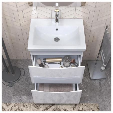 Тумба с раковиной напольная VIGO Glem  322-com, 60 см, артикул 322-com