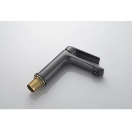 Cмеситель для раковины Knotlor KN-60/GM, оружейная сталь, артикул KN-60/GM