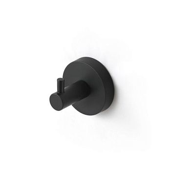 Крючок одинарный, черный матовый, сплав металлов, Sena, IDDIS, SENSB01i41