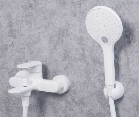 Смеситель для ванны WasserKRAFT Mindel 8501 Белый матовый