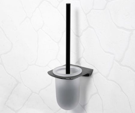 Ершик для унитаза WasserKRAFT Glan K-5127 Черный глянцевый