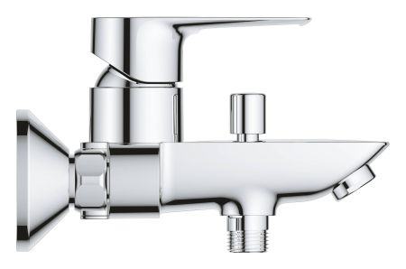 Смеситель для ванны с душем  GROHE BAU LOOP 23602001 (хром, L-16,8), шт, артикул 23602001