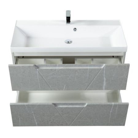 Мебель для ванной комнаты BELBAGNO VITTORIA-900, артикул BB900/450-LV-ART-AST-NERO
