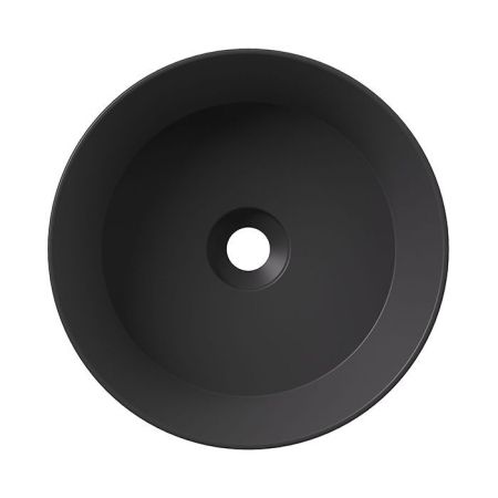 Раковина, Alice, Spy, ширина, мм-400, глубина, мм-400, высота, мм-120, тип установки-накладной (настольный), отверстия для смесителя-отсутствуют, без перелива, материал-керамика, вид грязеотталкивающего покрытия-Aliglaze+, цвет-черный матовый