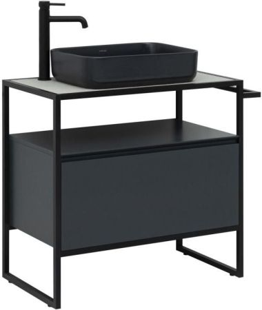 Тумба под раковину Allen Brau Priority 80 1.31002.AM антрацит матовый, артикул 1.31002.AM