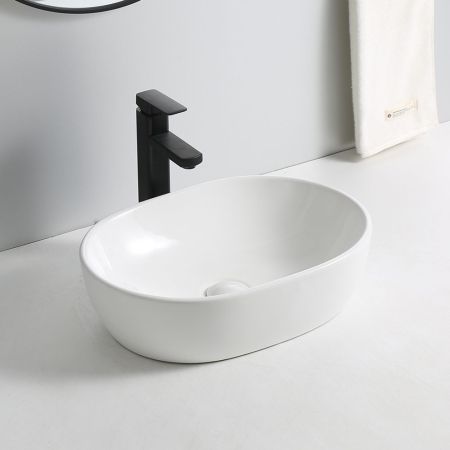 Раковина чаша WesnaArt NOVA 4030-NOV03, белый, артикул 4030-NOV03