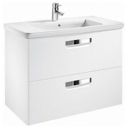 Тумба под раковину ROCA GAP ORIGINAL 77,7 ZRU9302877 (подвесная, белый глянец), шт, артикул ZRU9302877