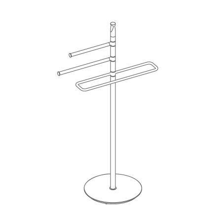 Напольная стойка Colombo Design Planets B9803.000 Хром, артикул B9803.000