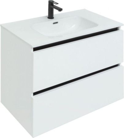 Тумба под раковину De Aqua Ариетта NEW 80 белый матовый, артикул 00265581