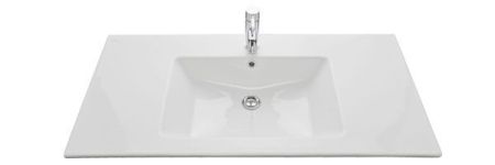 Marlin 3290fair, раковина керамическая 121 см, цвет белый, артикул KWCHR12