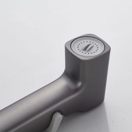 Гигиенический душ со смесителем Shevanik S6805T, оружейная сталь