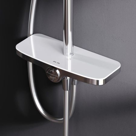 F0780200 Like, душ.система: верхн.душ 250мм, ручной душ 120 мм, 3 функции, душ.штанга 1030-1460 мм,, артикул F0780200