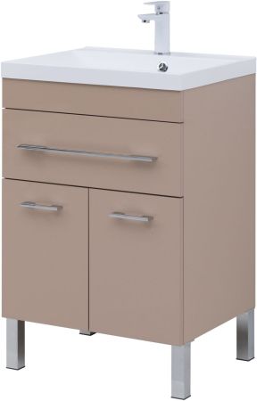 Тумба под раковину Aquanet Верона 60 капучино (1 ящик, 2 дверцы), артикул 00304534