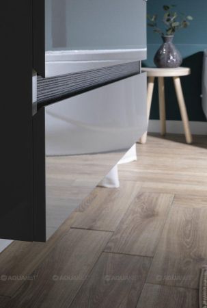 Мебель для ванной Aquanet Беркли 60 белый/дуб рошелье (зеркало дуб рошелье), артикул 00258906