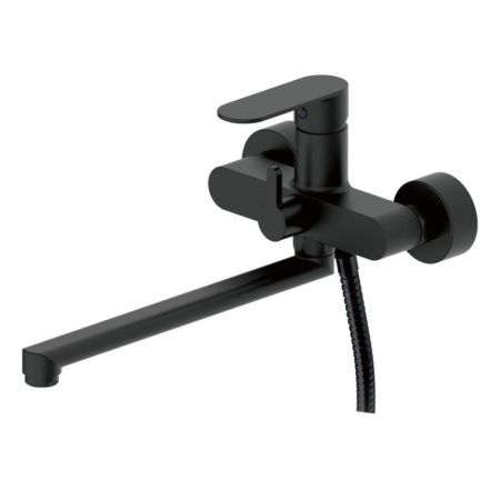 Смеситель для ванны Haiba HB22590-7, черный, артикул HB22590-7