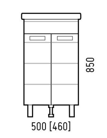 Тумба "Денвер 50", Сомо 50 / Фостер 50, артикул SD-00000529