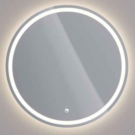 Зеркало Dreja Luno 60x60 см, белый, артикул 99.2008