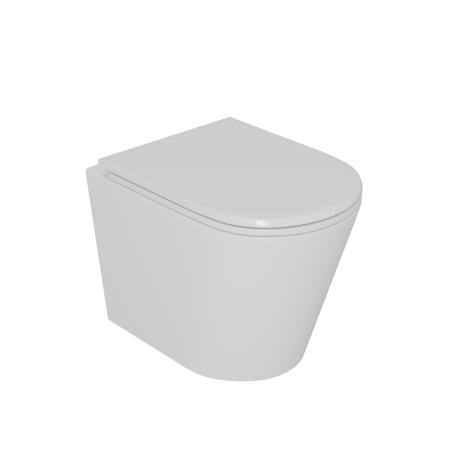 Унитаз D&K подвесной безободковый (торнадо), сиденье микролифт Venice (DT1026516), артикул DT1026516