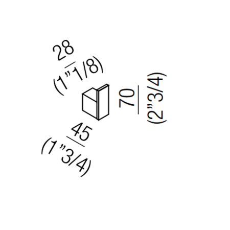 Agape Sen Крючок, цвет: черный