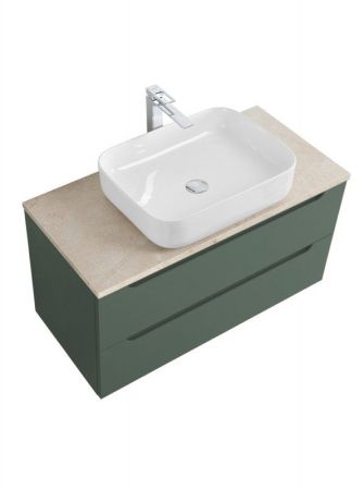 ETNA База под раковину подвесная с двумя выкатными ящиками, с доводчиками, Еловый Матовый, 1000x455x500, ETNA-1000-2C-SO-VO, артикул ETNA-1000-2C-SO-VO