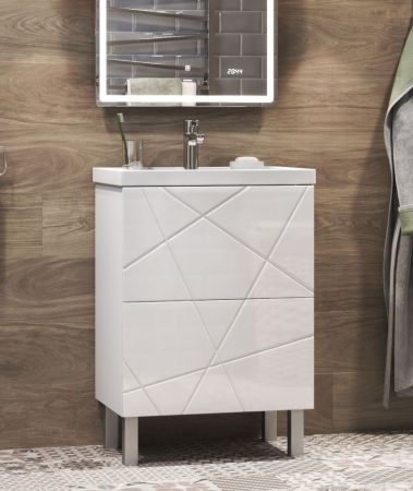 Тумба под раковину напольная VIGO Geometry tn.bsf.GEO.FOS.50.2Y, 50 см, артикул tn.bsf.GEO.FOS.50.2Y