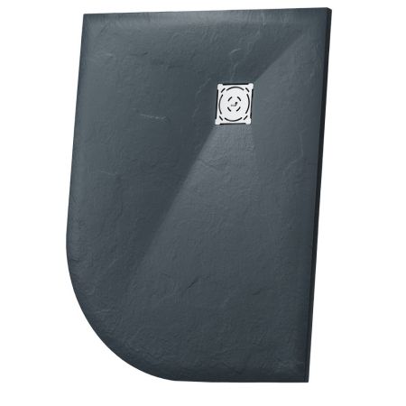 Душевой поддон асимметричный RGW ST/AL-G Графит (900x1200), артикул 16154129-02L