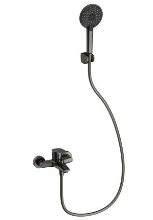 Смеситель для ванны с душем WONZON & WOGHAND, Темный графит (WW-A30891-BGG), артикул WW-A30891-BGG