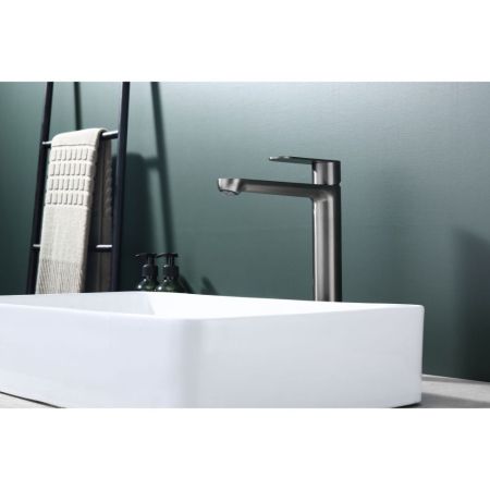 Смеситель для раковины Splenka S222.15.09, графит, артикул S222.15.09