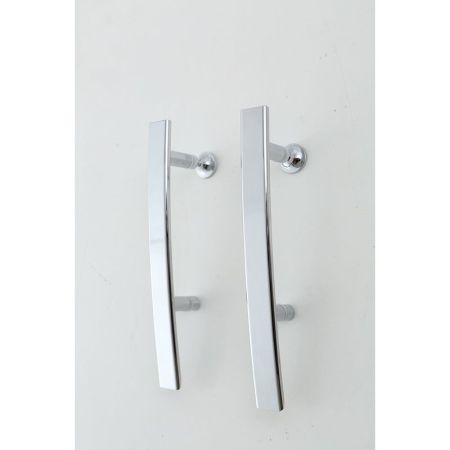 Душевая кабина Black&White Galaxy G5503-90х90 с гидромассажем профиль Серебристый хром задняя стенка Белая