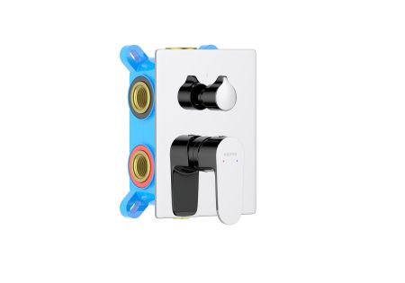 Смеситель для ванны 3 режима (внешняя и скрытая часть) AQUATEK AQ1247CR ОБЕРОН, артикул AQ1247CR