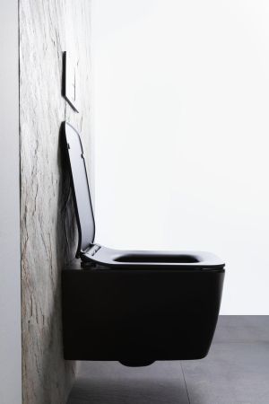 Чаша подвесного унитаза Allen Brau Liberty 4.33007.31 черный матовый, артикул 4.33007.31