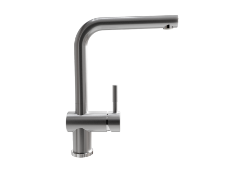 Смеситель ULGRAN Steel 022-001, цвет "брашированная сталь" (US-022-001), артикул US-022-001