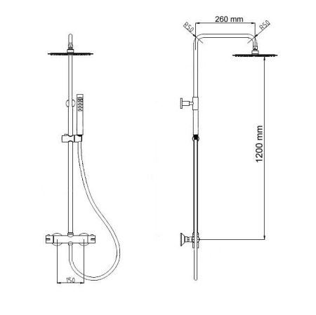 Душевая стойка RGW SP-21