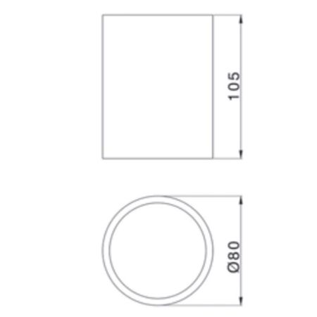 CISAL Vita Стакан настольный из композита, белый матовый, артикул VI0904704Q Акция
