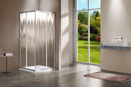 Душевые уголки Vincea Душевой уголок Garda VSS-1G1212CH, 1200*1200, хром, стекло шиншилла, , шт, артикул VSS-1G1212CH