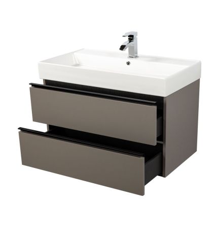 Комплект мебели Visobath Granada, 1000 мм, цвет кварцевый матовый лак (Quarzo), артикул 76544/Quarzo