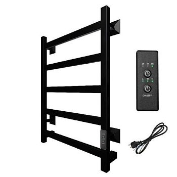 Полотенцесушитель электрический (лесенка) Тругор Пэк сп 20 кв 60х50 см, черный