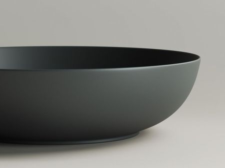 Умывальник чаша накладная овальная (цвет Темный Антрацит Матовый) Element 520*395*130мм CN6017MDH, артикул CN6017MDH
